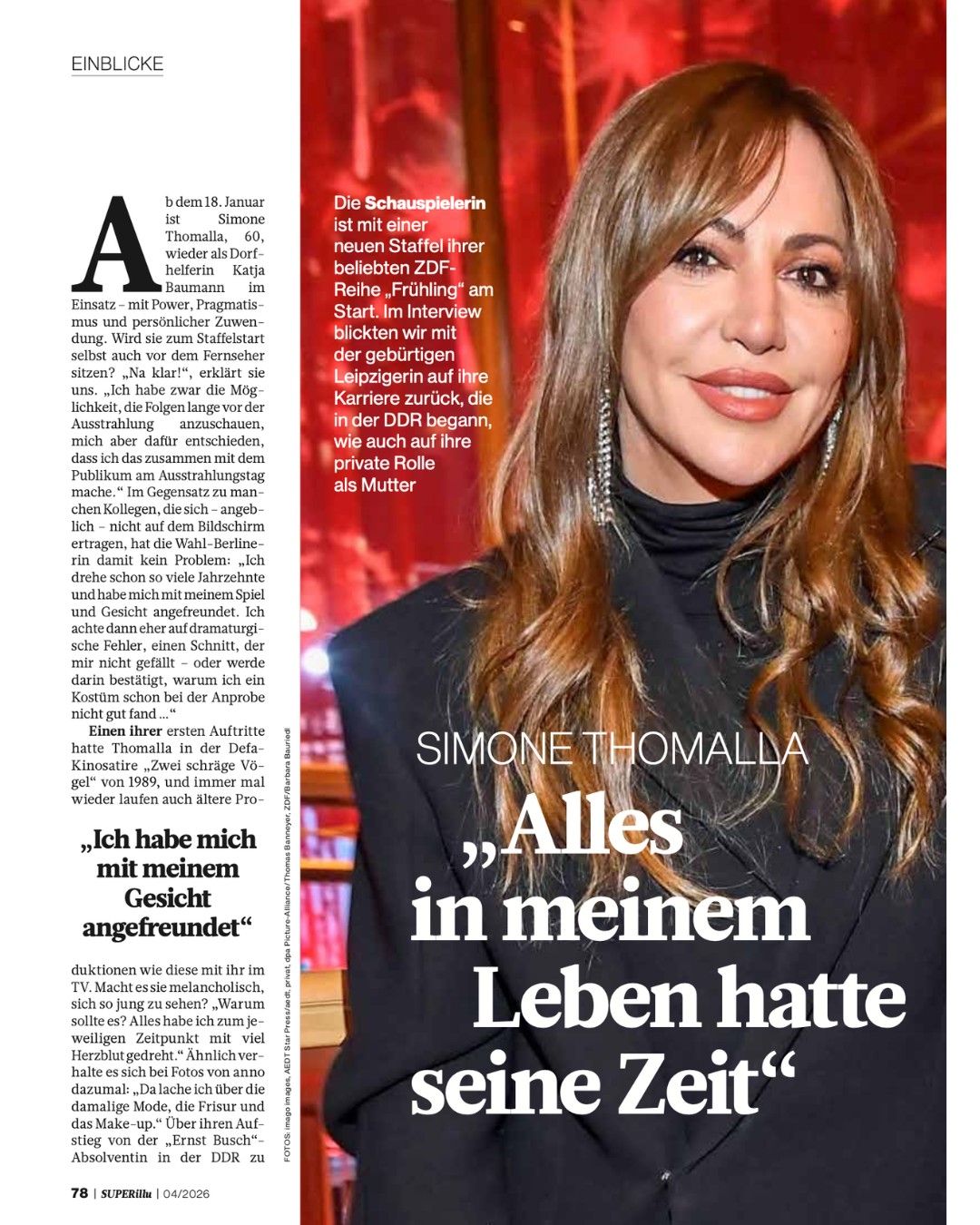 Weyou Management - Superillu -Simone Thomalla -Titel