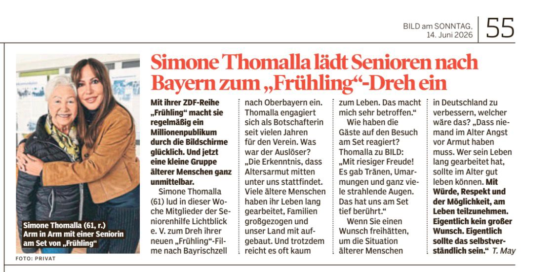 Weyou Management Simone Thomalla Bild am Sonntag