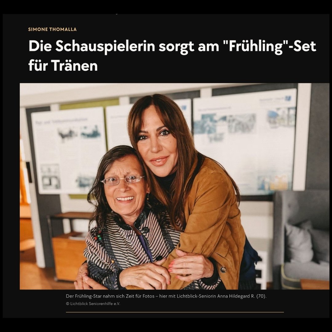 Weyou Managemet - Simone Thomalla: Senioren am Set - Gala
